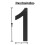 GLDonee 6 inch moderne zwarte acryl huisnummers (nummer 7) 2