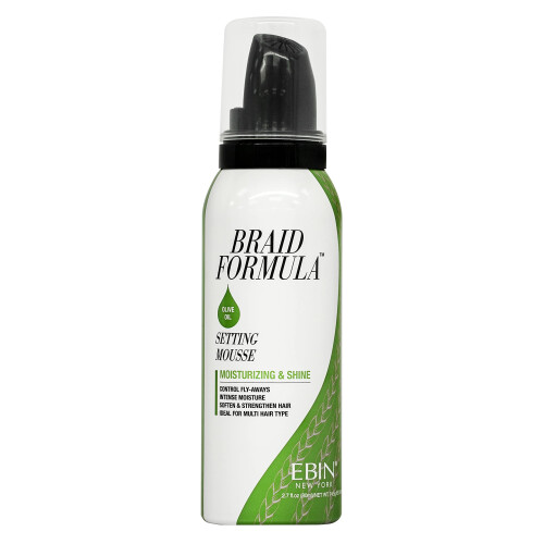 EBIN NEW YORK Braid Formula Fixiermousse (2,7 oz Olivenöl)