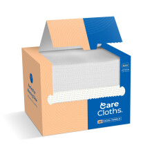 Care Cloths Ultra Deluxe Disponable Face Towel Duft & fnugfri 100% bionedbrydelige klude som Feel 50ct Maxi Størrelse 10 """" X 12 """"
