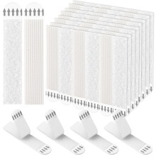 Ophangstrips voor foto's Heavy Duty 24 paar (48 strips) ophangstrips voor foto's Gebruik om fotolijsten en kersthaken op te hangen voor het ophangen