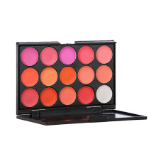 Pure Vie Professional Matte 15 Farben Nicht klebende Lipgloss-Palette Lipgloss-Make-up-Set Kosmetische Konturierungspalette