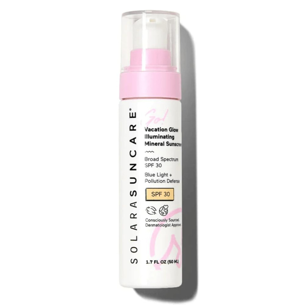 Photos - Sun Skin Care Solara Suncare - Go! Vacation Glow Illuminating Tinted Moisturizer SPF 30 | EWG Verified Vegan Cruelty Free Reef friendly |