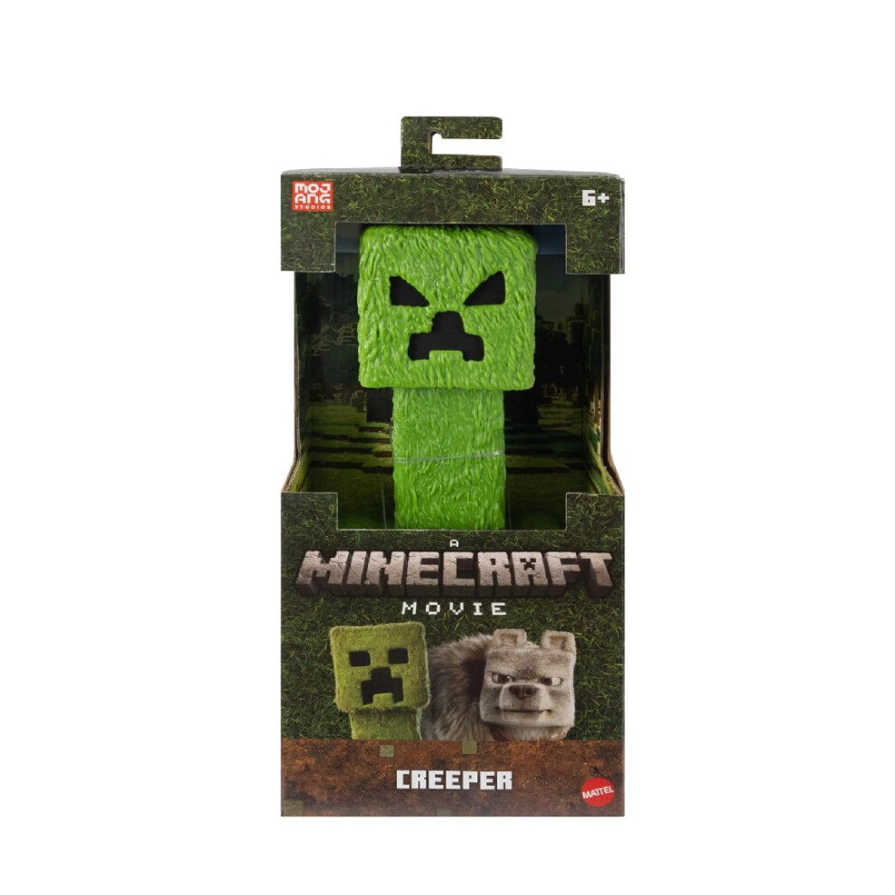Mattel A Minecraft Movie 12" Large-Scale Creeper Action Figure