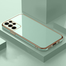 (MintGreen, Samsung S21 Plus) Funda 6D Plating Soft TPU Case For Samsung Galaxy