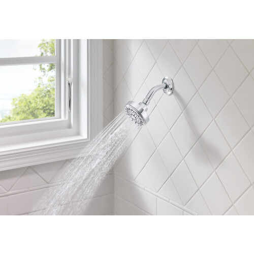Moen Ignite Chrome Five-function Shower Head With 2.5 GPM High-Pressure Spray  20090 2
