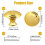 Romeda 18 Pieces Drawer Knobs  30mm Golden Cabinet Knobs  Drawer Pulls and Knobs  Dresser Knobs  Kitchen Knobs  Dresser Drawer Knobs  Knobs for Cabine 2