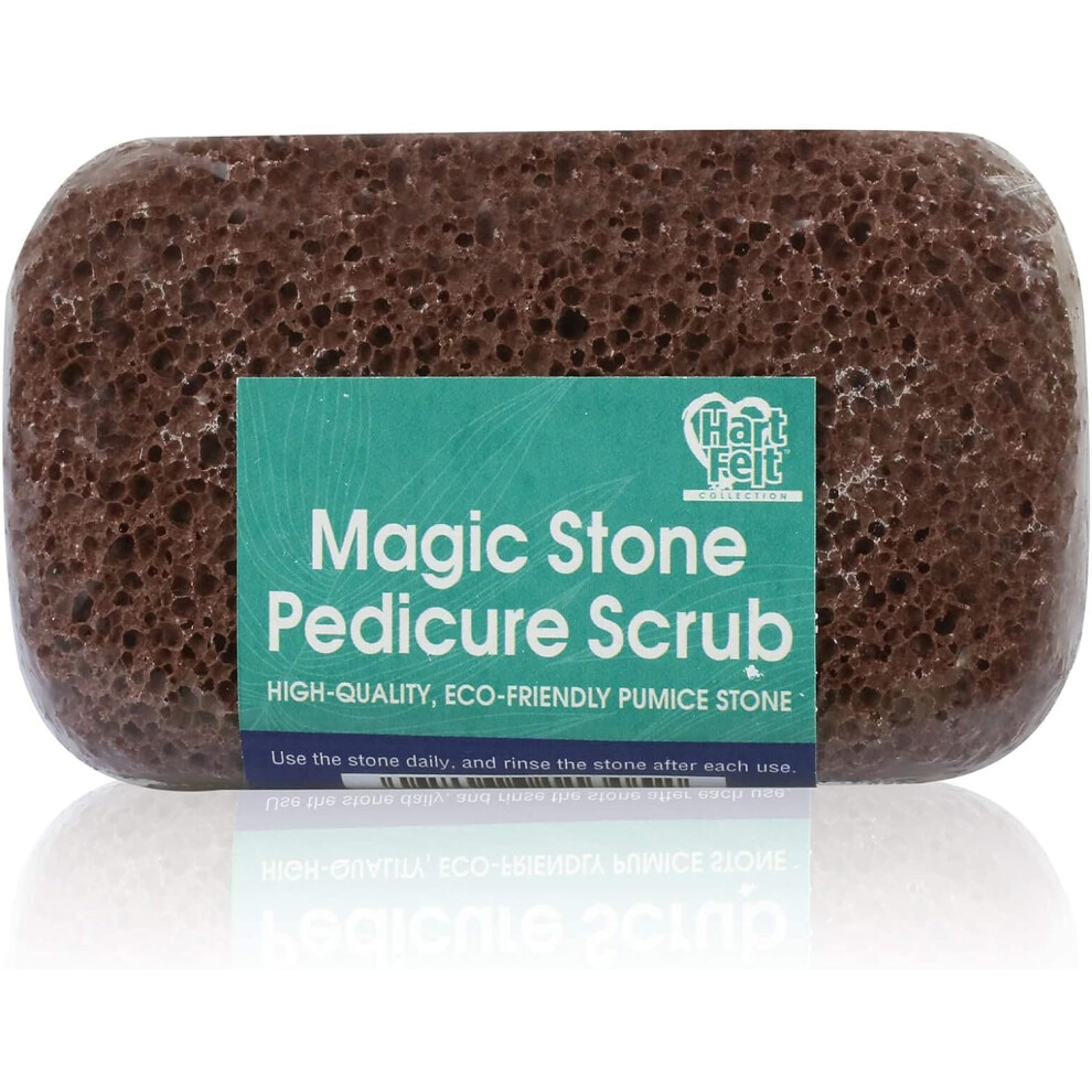Hartfelt Magic Pumice Stone For Feet Callus Removal | Easy To Use Foot Scrubbing Stone For Removing Dead Skin From Heels Toes And Feet | Chemical-Fr
