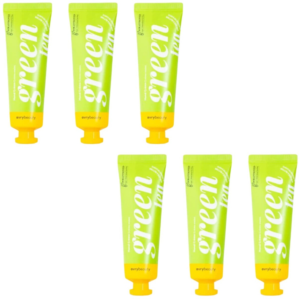 Avrybeauty Gr Ner Tee Sheabutter Lotion Set 1,5 Oz. 6Er-Pack Sheabutter-Lotion F R Trockene Haut, Vegane Handcreme F R Frauen Und M Nner-image