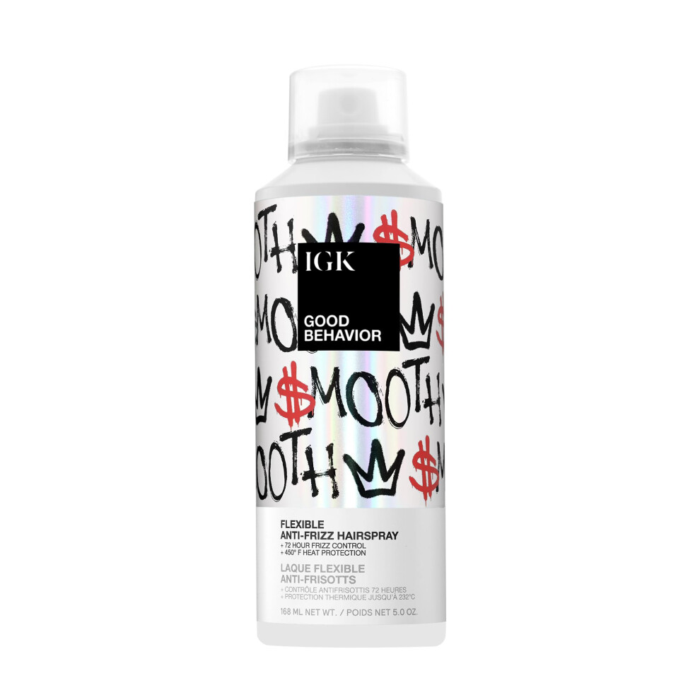 Igk Good Behavior Smooth Flexible Anti Frizz Hairspray 168 Ml / 5 Oz