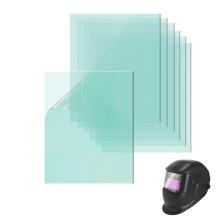 20 stk - 4,5 tommer x 5,25 tommer svejsning hjelmdækslinse udenfor udskiftning Clear Lens covers til solcellen Auto Darkering Welding Helmet.