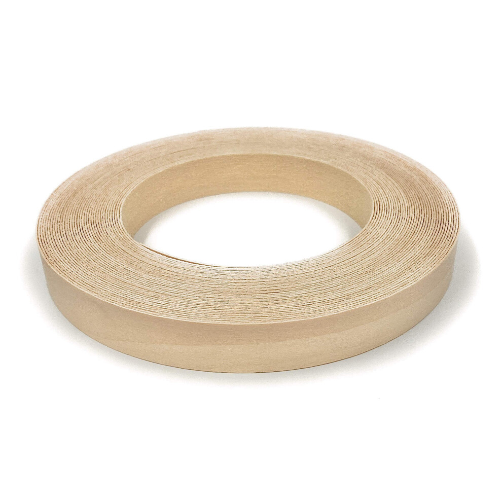 Edge Supply Birch 1 In X 50 Ft Roll Wood Veneer Edge Banding Preglued Iron On With Hot Melt Adhesive Flexible Wood Tape Sanded To Perfection. Easy 089415172670