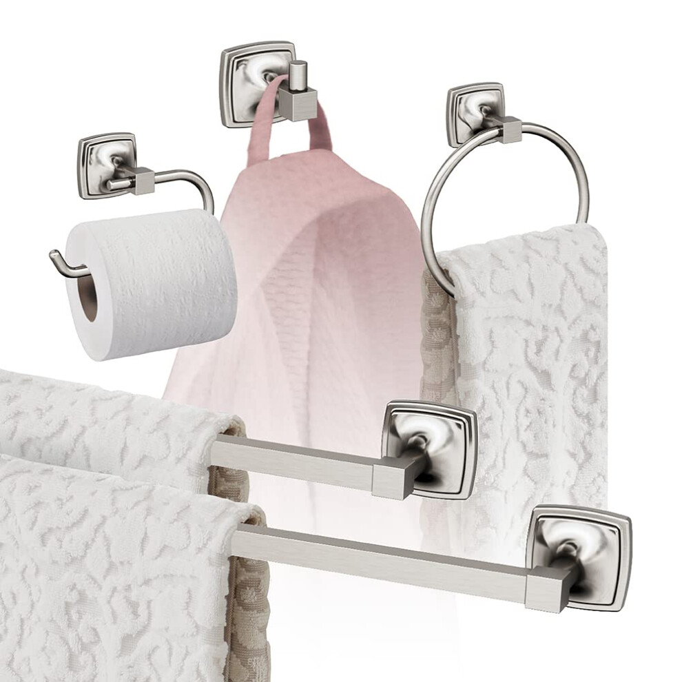 Amerock BH36091MB | Mattschwarzer Toilettenpapierhalter Mit Einzelpfosten | 179 Mm Langer Toilettenpapierhalter | H He | Badepapierhalter | Badez-image