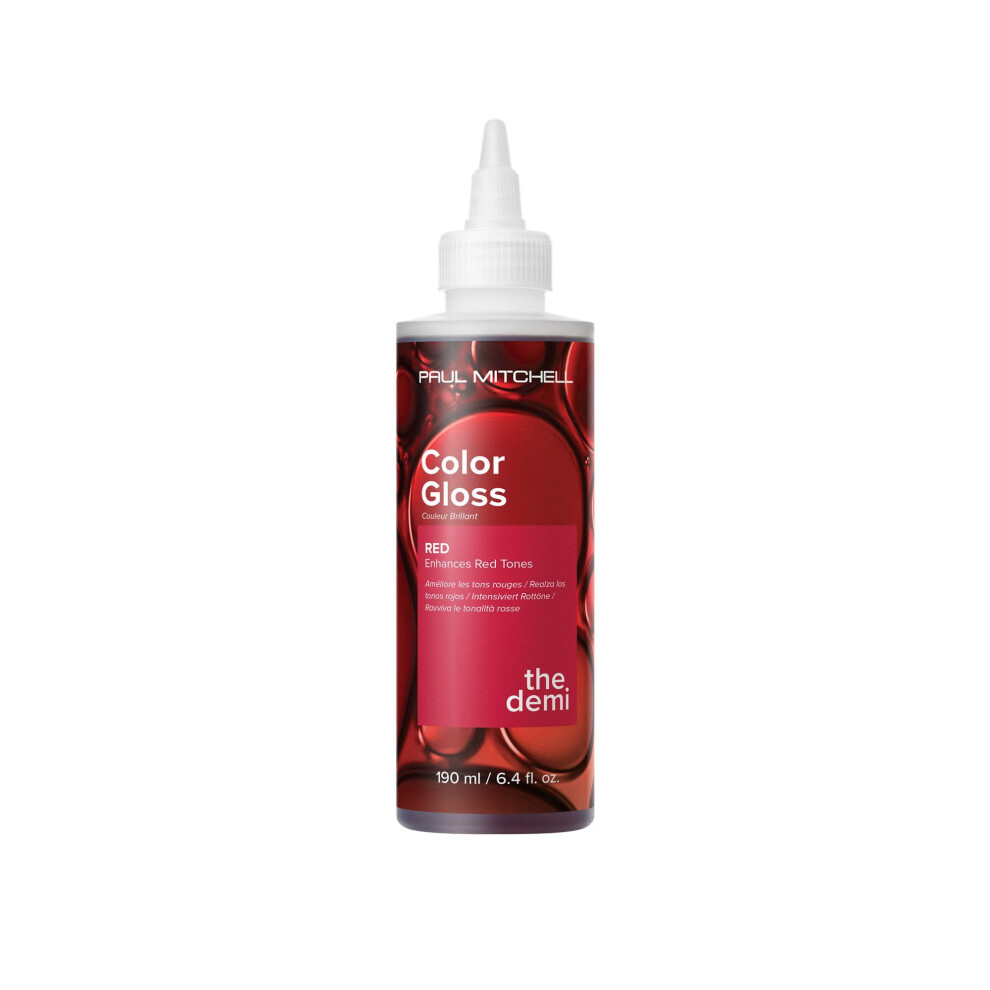 Paul Mitchell The Demi Color Gloss  Glosses in 3 Minutes  Red  6.4 Fl Oz