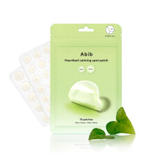 Cerotti calmanti Abib Heartleaf, 2 misure, 78 cerotti impermeabili per brufoli, per il viso, invisibili, ultra aderenti e con effetto lenitivo ra