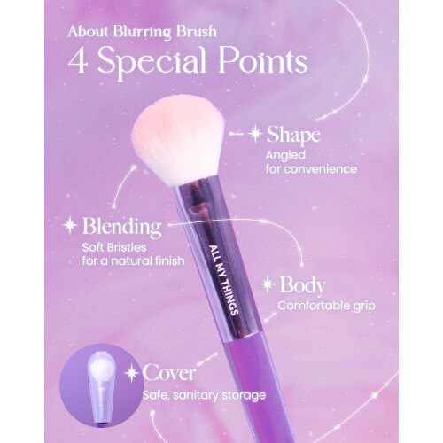 AMTS Face Blush Brush til p?f?ring af pr?cisionsmakeup i professionel kvalitet 2