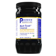 Premier Research Labs Medi-Soak - Bath Salts for Foot and Body Soak  Sea Salt Bath for Women and Men  Relaxing Mineral Bath Soak  Gentle Exfoliant  Or