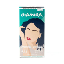 Oiamiga Dark Denim Permanent Hair Dye Inclusive Hair Colour for All Hair Types Rapid Processing Made with Natural Ingredients Vegan and Cruelty F