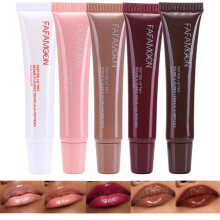 Aseawave 5 Colors Hydrating Lip Glow Oil Ribbon Toast Raspberry jelly Espresso White Tinted Lip Oil Gloss Moisturizing Hydrating Nourishing L