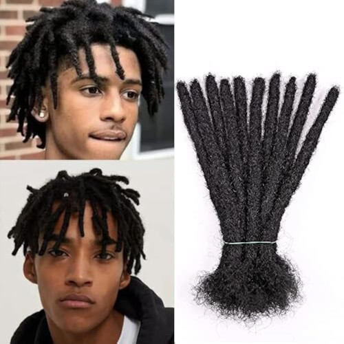 Amir Hair 6 Inch 0.8cm Thickness Loc Extensions Human Hair Dreadlock ...