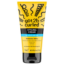 Crème coiffante bouclée gt2b 6 oz pour cheveux bouclés et frisés de type 3-4, idéale pour les boucles qui ont besoin d'une hydratation intense, d