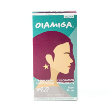 Oiamiga Plum Permanent Hair Dye Inclusive Hair Colour for All Hair Types Rapid Processing Made with Natural Ingredients Vegan and Cruelty Free 12
