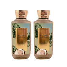 Bath & Body Works Douchegel Geschenkset van 2 stuks, elk 10 oz (Waikiki Beach Coconut)
