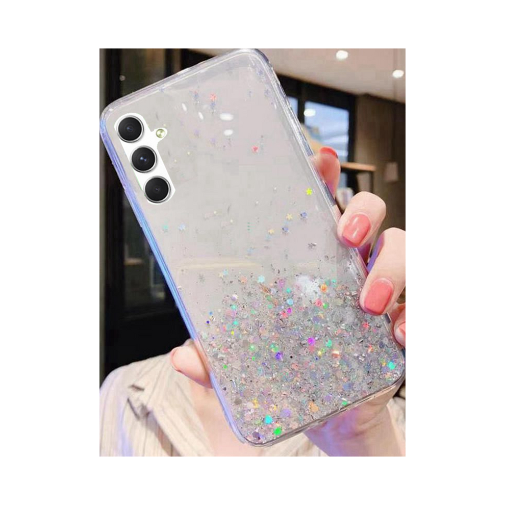 (transparent case, for samsung A34) Luxury Bling Glitter Phone Case For samsung galaxy