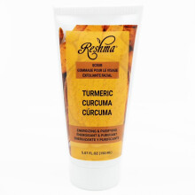 Reshma Beauty Turmeric Scrub Dual Action Cleanser arc- s testradr Gyengd minden bortpusra, s a fak bor hidratlsa s hmlasztsa fokozza a ter