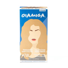 Oiamiga Natural Blonde Permanent Hair Dye Inclusive Hair Colour for All Hair Types Rapid Processing Made with Natural Ingredients Vegan and Cruel