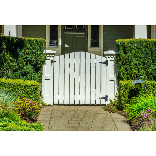 Richelieu Hardware 301FBR 4 13/16-inch (123 mm) Automatic Gate Latch  Black 2