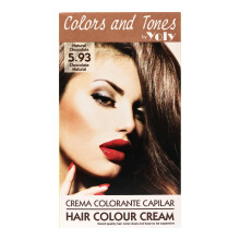 Yoly Color and Tones Permanente Haarkleurcr?e - 5.93 Natuurlijke Chocolade - Rijke en warme bruine tinten - Langdurige kleur - Gemakkelijk aan te bre