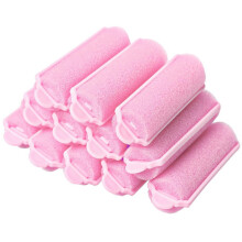 12-Pack Foam Sponge Hair Rollers 2.4 Inch Hair Curlers to Sleep In Soft Sleep Rollers Hair Curlers for Curls Style Heatless Hair Curler