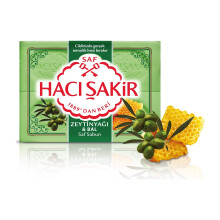 Haci Sakir Olivolja med Honungstvål, 4 X 175 G, Turkisk, Ren och Naturlig