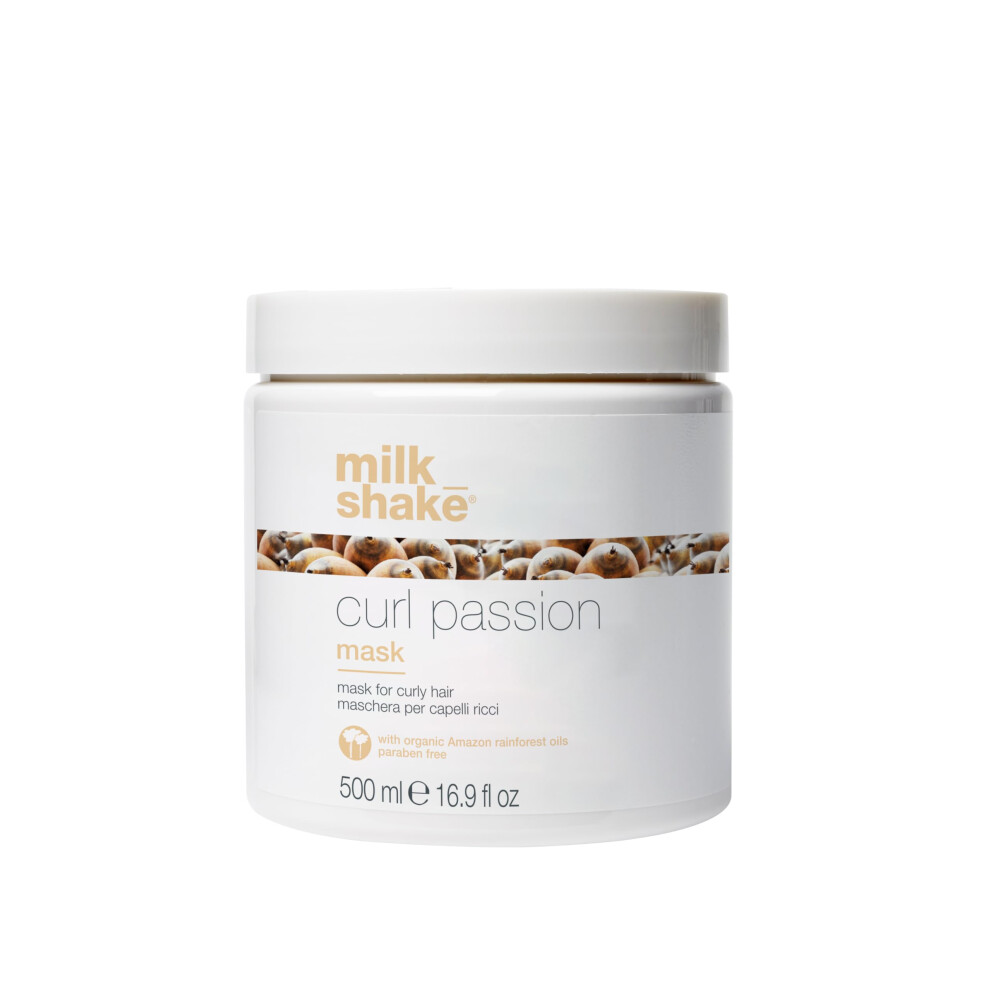 Milk Shake Milk_shake Curl Passion Mask - Nourishing Hydrating Mask The Reduces Frizs For Curl Hair| 16.9 Fl Oz (500 Ml)
