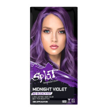 Splat Hair Splat Rebellious Colors 30 Wash No Bleach Needed Zestaw do koloryzacji włosów Midnight Violett 6 Oz