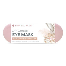SKIN SAUVAGE Anti-rimpel oogmaskerset met stijlvol opbergblik om te revitaliseren en te verjongen