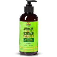 JAMAICAN Ambre Rosemary Shampoo for Hair Strengthening - 12 oz / 340ml - Moisturizing Strengthening Shampoo Promoting Nourishment & Hydration f