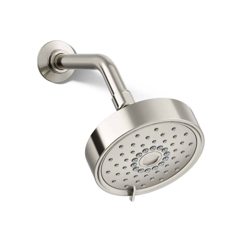 KOHLER 22170-SN Purist Multi-Function Showerhead  Wall-Mount  3 Spray Settings  2.5 GPM  Vibrant Polished Nickel-image-OPC-PGFMPC7-NEW