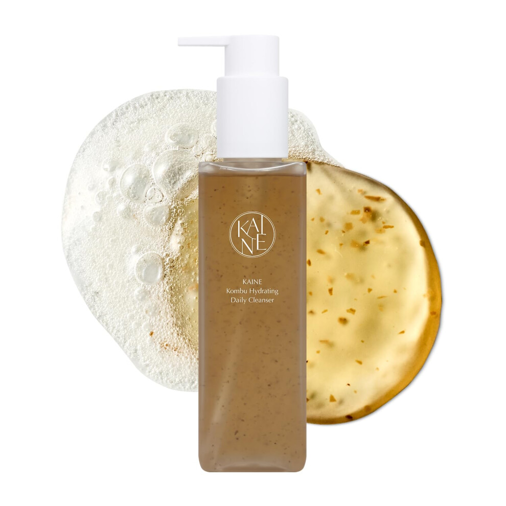 Kaine Kombu Hydrating Daily Cleanser | Deep Pore Gentle Face Cleanser For Dry & Sensitive Skin Korean Skin Care 5.46 Fl Oz/155G