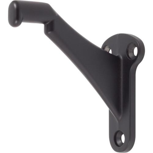 Support de rampe robuste Stone Harbor Hardware, noir mat 1