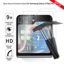 (For Samsung Z Flip6, Transparent-3PCS) 3PCS Back Screen Protector Tempered Glass Case For