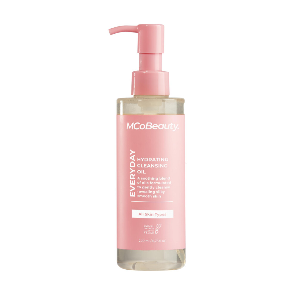 Mcobeauty Hydrating Cleansing Oil - Silky Lightweight Formula For Deep Cleansing & Hydration Vegan Cruelty Free Cosmetics