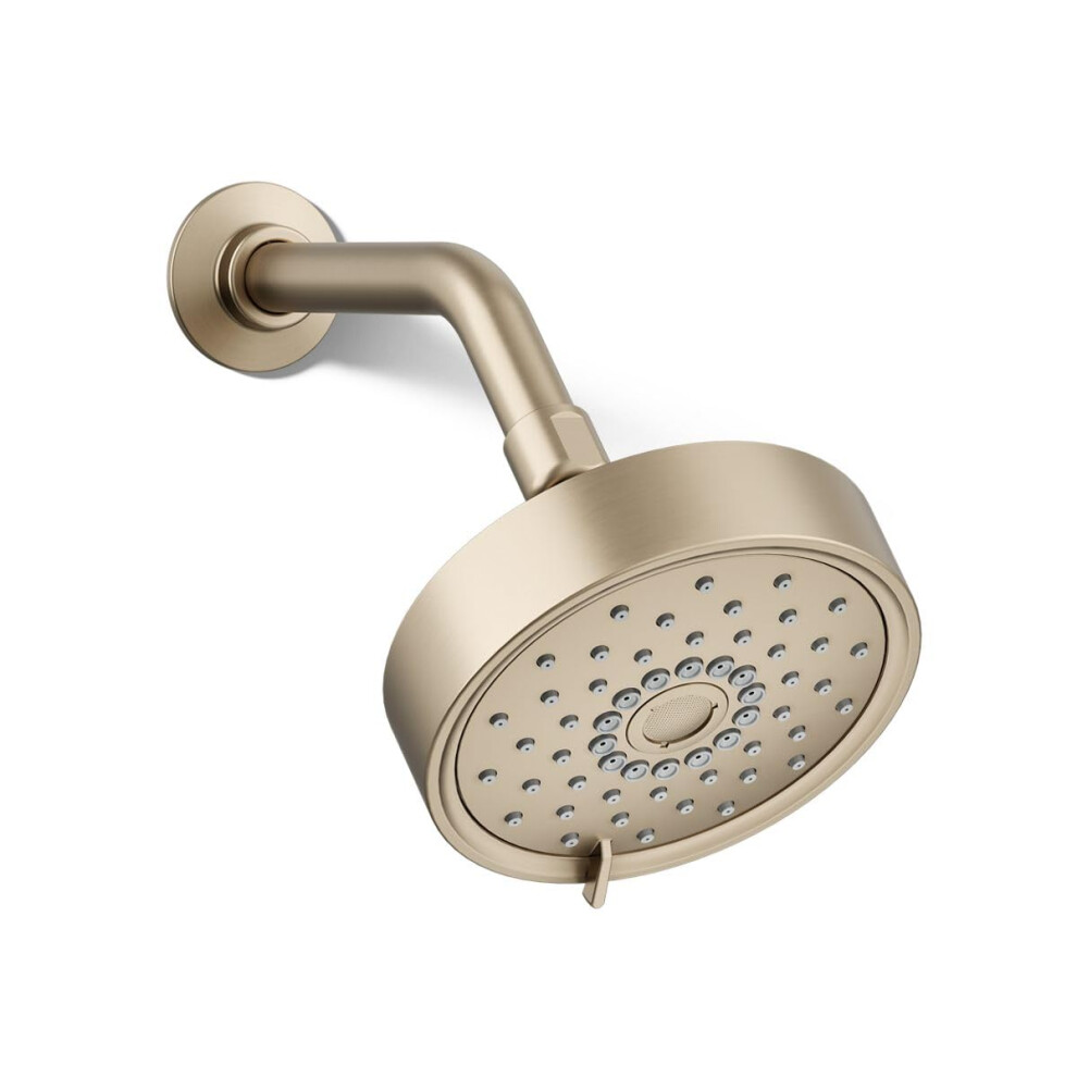 Photos - Shower System Kohler 22170-BV Purist Three-Function SHOWERHEAD 3 Distinct Sprays with Easy-to-clean Surface & Accessible Thumb Tab Vibrant 