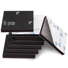 Antislip meubelrubbers 8 stuks 3 inch vierkante antislip meubelpads hardhouten slaapbank stop zelfklevende antislip 7 mm dikke meubelbeschermer voor