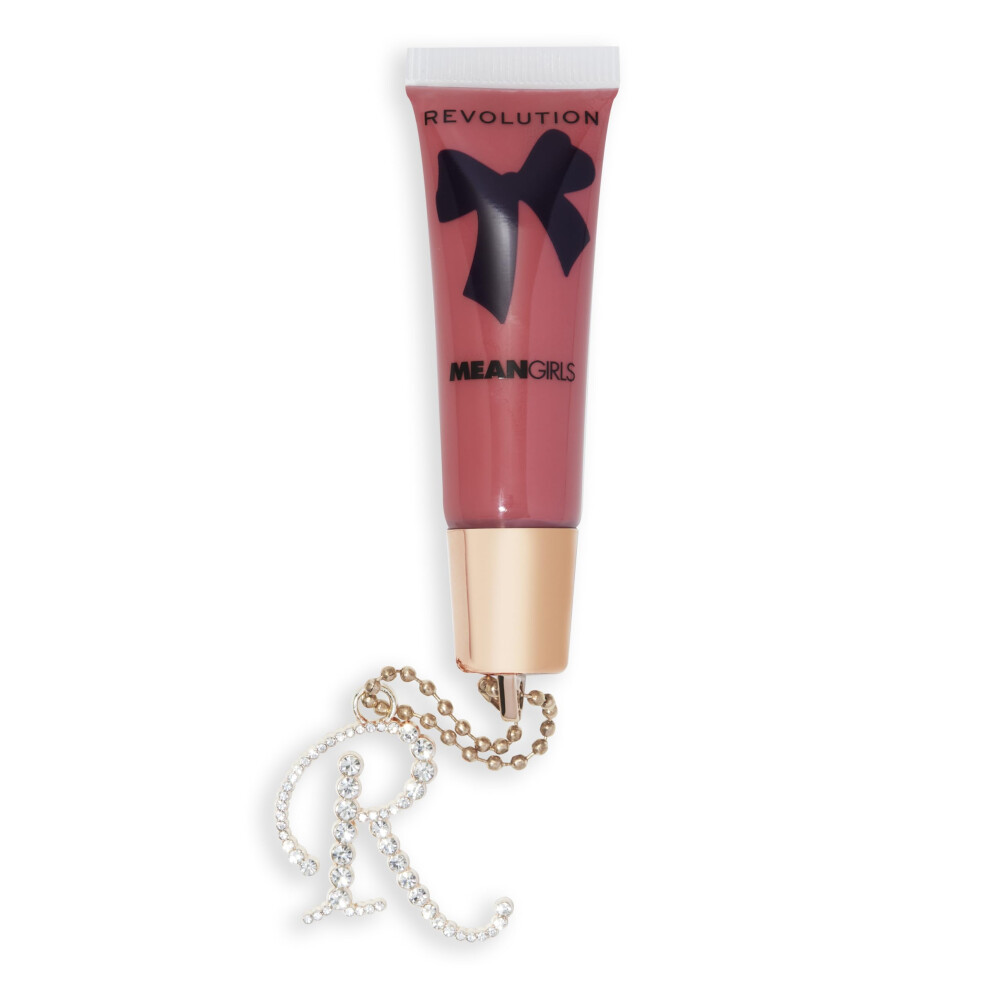 Revolution Beauty  Mean Girls x Revolution Karen Smith Lip Gloss  High-Shine Sweetly-Scented Gloss  Vegan & Cruelty-Free  Pink Cherry  0.35 oz