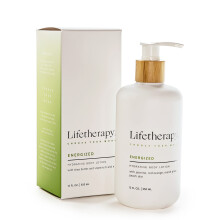 Lifetherapy Hydraterende Lotion voor hand en lichaam | Niet-vettige lichtgewicht lotion gemaakt met sheaboter (Energized)