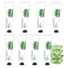 8PCS Organic Aloe Vera Gel for Face & Body Moisturizing Non-sticky Pure Aloe Gel After Sun Aloe Lotion Skin Care Fast Absorbing Long Lasting Refreshi