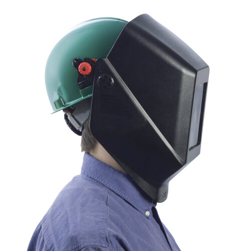 Jackson Safety Welding Helmet Interchange System (38426)  Attaches Hard Hat  Quick Release  Vertical Lock 2