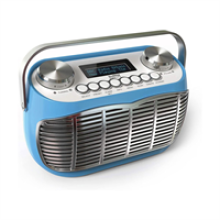 Audible Fidelity Detroit DAB/DAB Plus Retro Radio - Blue