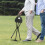 Foldable three-legged walking stick chair 5
